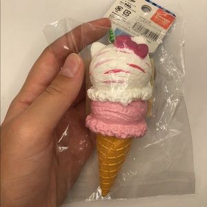 Rare hello kitty ice cream squishy